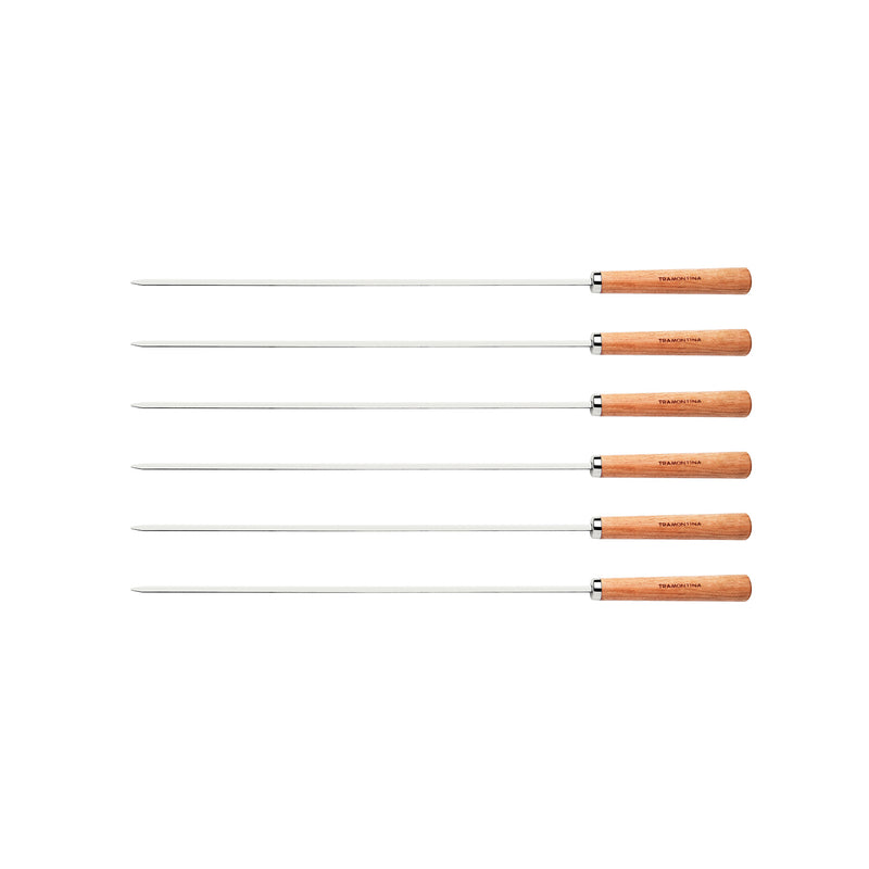 Load image into Gallery viewer, Tramontina Churrasco Skewers set, 50cm - 6 Pc
