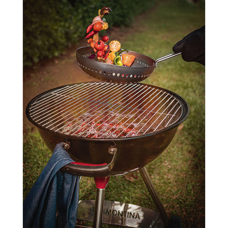 Load image into Gallery viewer, Tramontina Churrasco Charcoal Barbecue Grill, 56L
