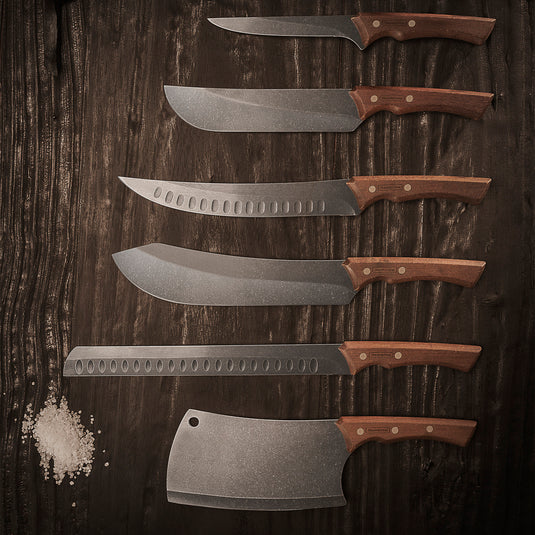 Tramontina Churrasco Black Collection BBQ Knife Bundle, 8 PC