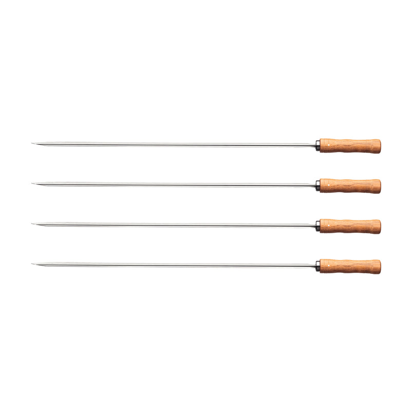 Load image into Gallery viewer, Tramontina Churrasco Single Prong Skewer Bundle, 65cm - Stainless Steel, 4Pc
