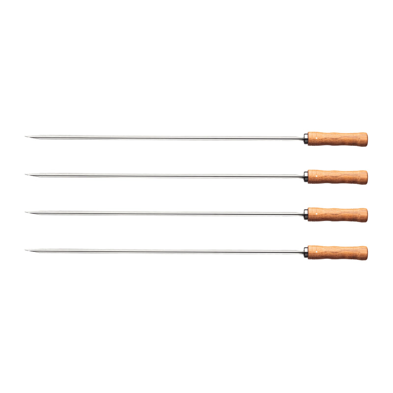 Load image into Gallery viewer, Tramontina Churrasco Single Prong Skewer Bundle, 75cm - Stainless Steel, 4Pc
