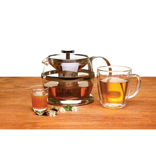 Load image into Gallery viewer, Tramontina Tea Maker, Stainless Steel 1200ml
