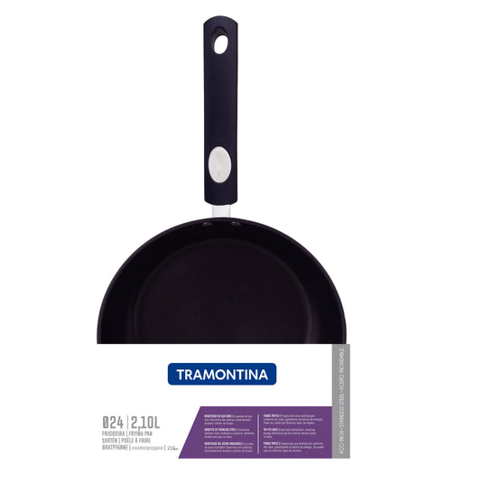 Tramontina Solar Non Stick Shallow Frying Pan, 24cm, 2.1L