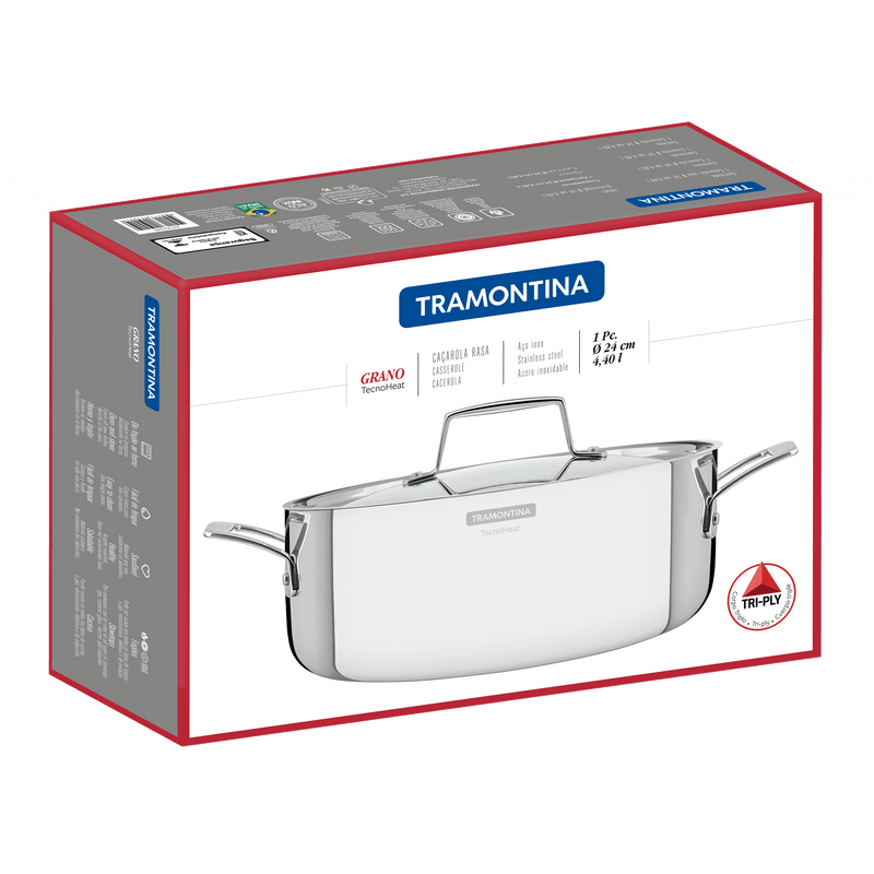 Load image into Gallery viewer, Tramontina Grano Casserole, Shallow 24cm, 4.4L
