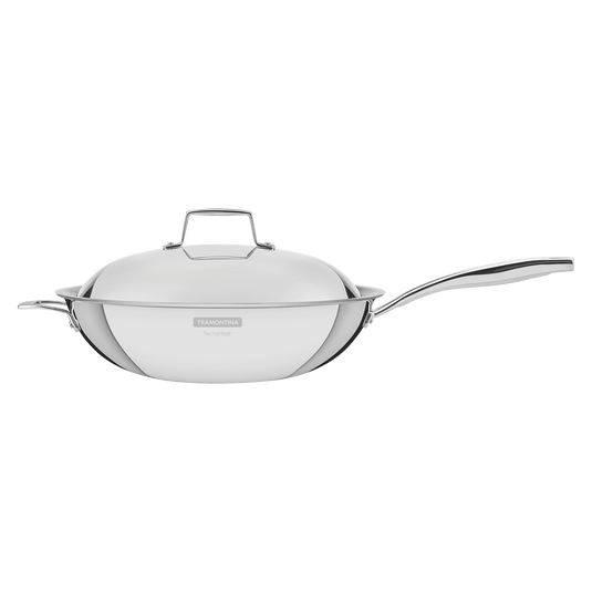 Tramontina Grano Wok, Stainless Steel, 32 cm, 5.2 Litres