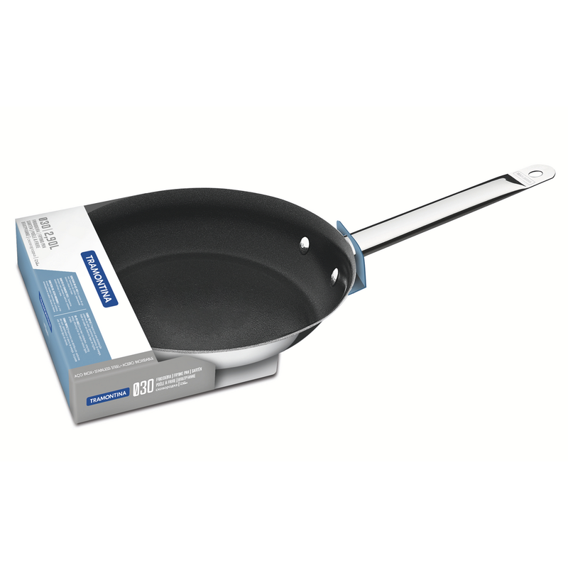 Load image into Gallery viewer, Tramontina Professional Non Stick Stainless Steel Frying Pan, 30cm, 2.9L
