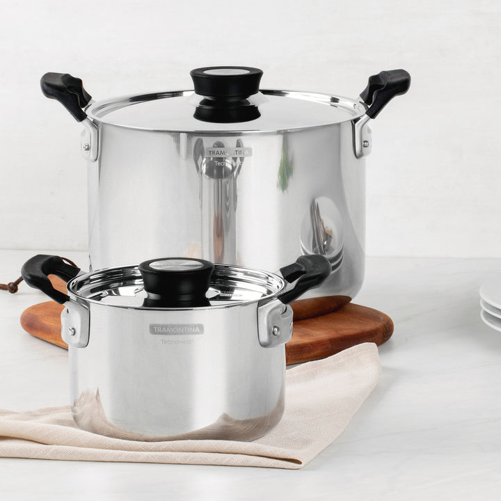 Tramontina Grano Compact 3Pc Stainless Steel Cookware Set – Tramontina ...