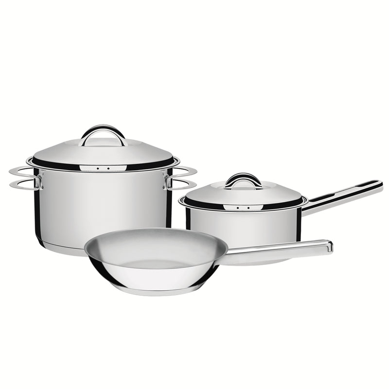 Load image into Gallery viewer, Tramontina Solar Premium Stainless Steel Cookware Set, 3Pc
