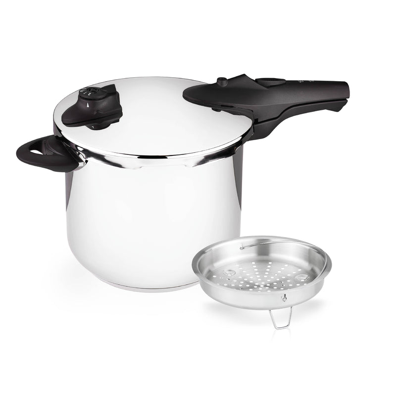 Load image into Gallery viewer, Tramontina Pressure Cooker with Steamer Basket, 6L
